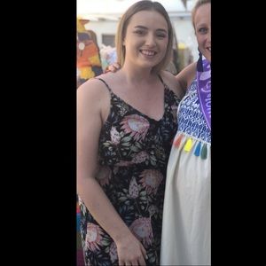 H&M floral maxi dress